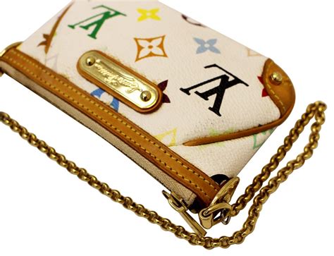 louis vuitton clutch bag white